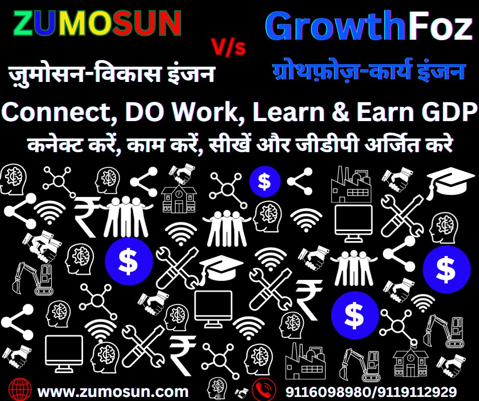 Zumosun is for people, home, business income/GDP Growth