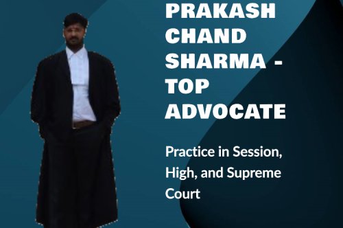 Top Jaipur Advocate Prakash Chand Sharma | Legal Expert