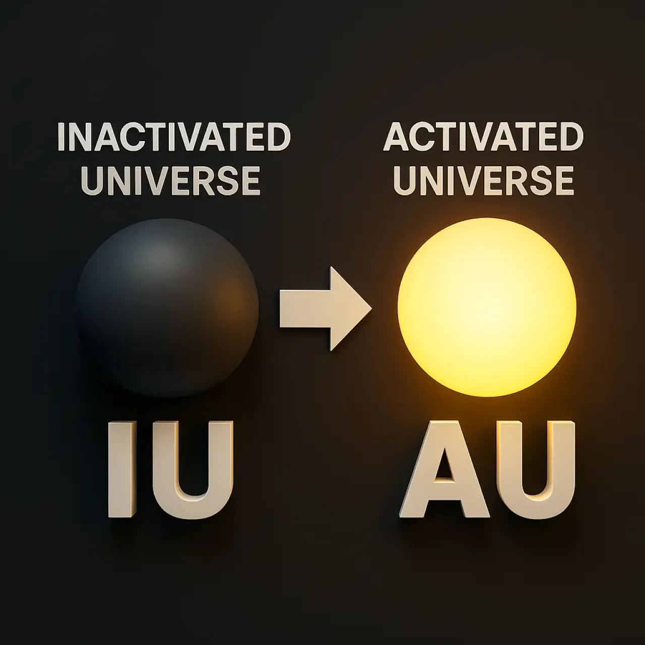 From Inactivated to Activated Universe: A Transformation