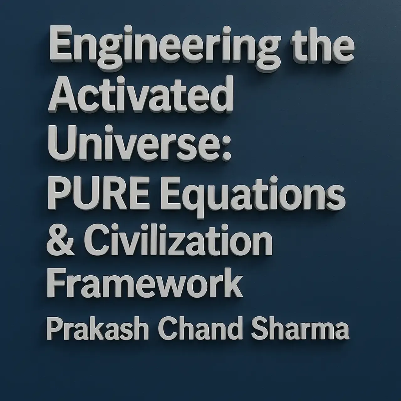 Engineering the Activated Universe: PURE Equations & Civilization Framework | Prakash Chand Sharma