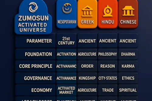 Civilization Comparison: Activated Universe vs. Ancient Civilizations |Zumosun