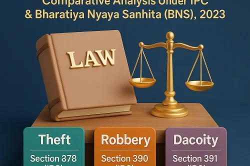 Theft, Robbery & Dacoity: IPC vs BNS Comparison | Adv. Sharma