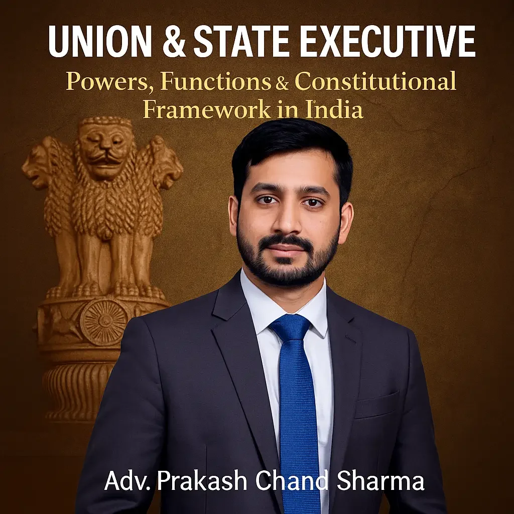 Union & State Executive Powers Explained | Adv. Prakash Sharma