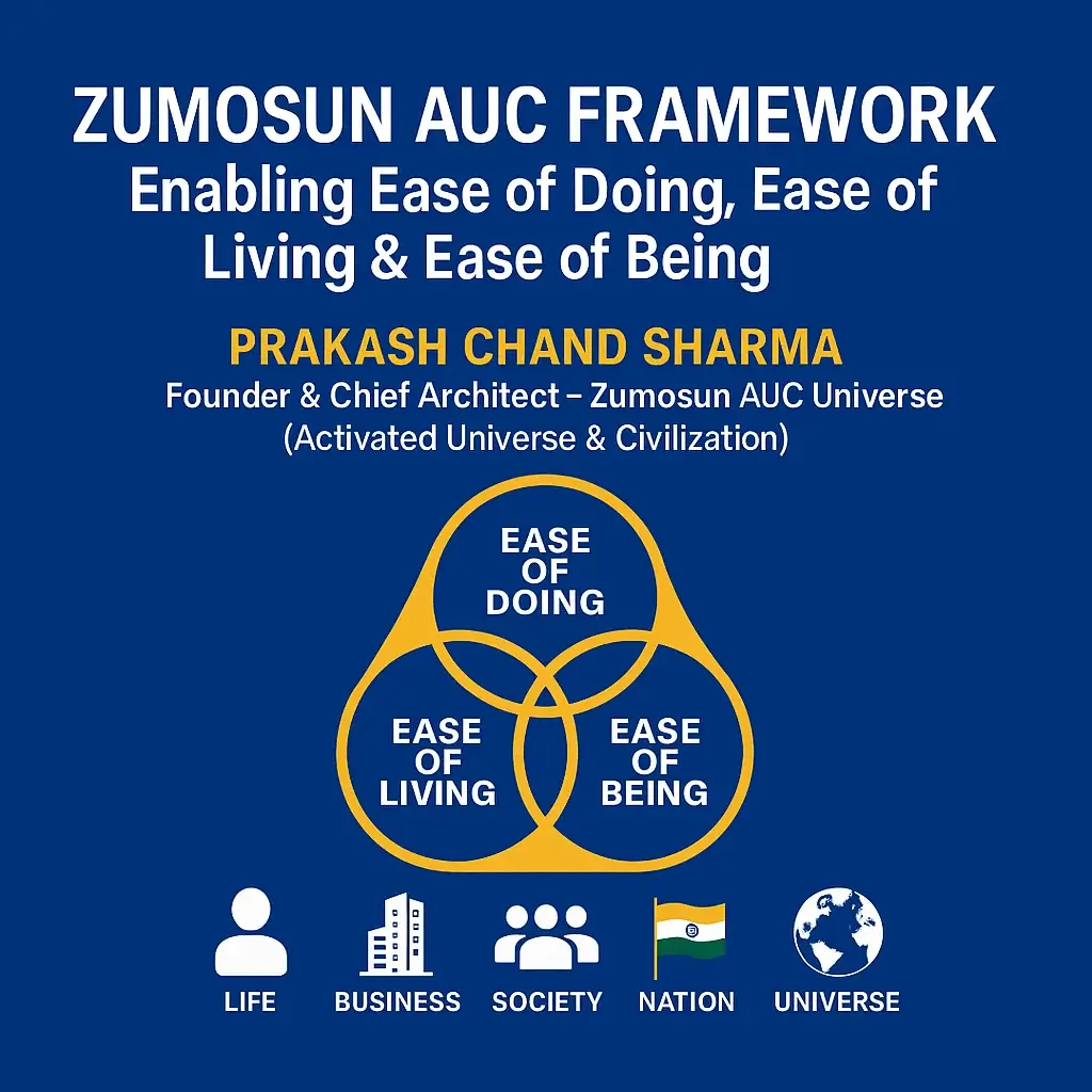 Zumosun AUC : Ease of Doing, Living & Being | Activated Civilization