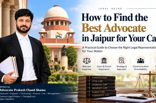 How to Find the Right Advocate in Jaipur for Your Case