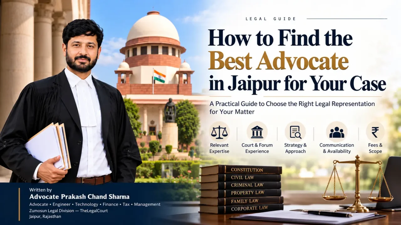How to Find the Right Advocate in Jaipur for Your Case