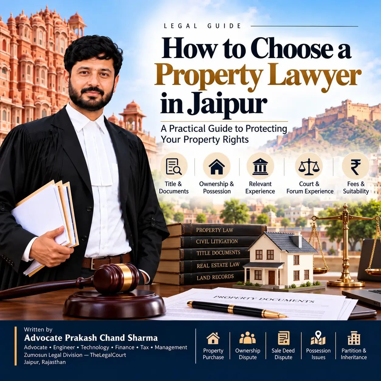 How to Choose a Property Lawyer in Jaipur
