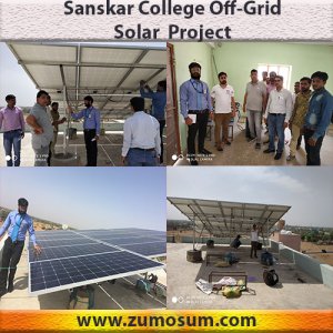 Sanskar College Solar Of Grid Project