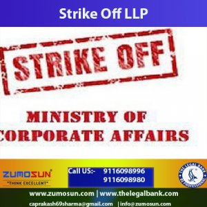 Procedure For application of  Voluntary Strike off/closure of LLP