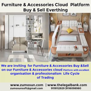 Online Furniture Products & Accessories Cloud Platform Online Furniture Products & Accessories cloud platform is a Zumosun integrated cloud platform for buyer’s and seller’s excellent interaction, information, management, organized suite and standard use of the Online Furniture Products & Accessories for boosting the manufacturing, trading and company profits.  Our company & professionals are committed to organized and standardize the complete Standards life cycle. We are designed, deployed and