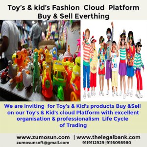 Online Toy’s & Kid’s  Fashion Products for buyer & seller at the best price on our standard quality management platform