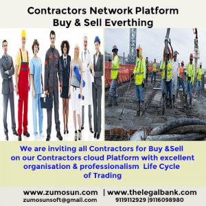 Online Contractors Network for buyer & seller at the best price on our standard quality management platform