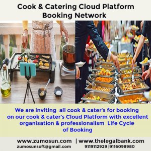 Online Cook & Catering Booking for buyer & seller at the best price on our standard quality management platform