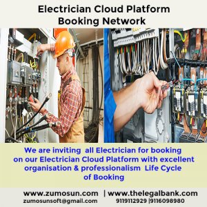 Online Electricians Booking for buyer & seller at the best price on our standard quality management platform