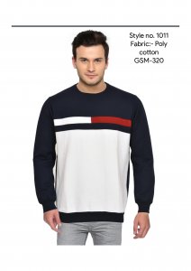 Color Black  Sweatshirts with custom design Print