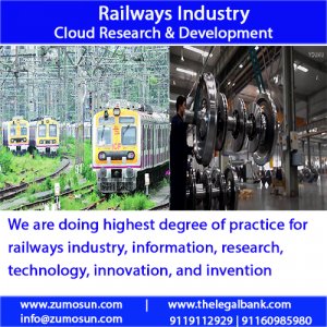 Railways industry is for best integration of manufactures, businessman, academia, researcher, government, to boost commerce, trade and economy.