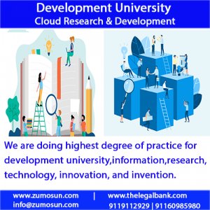 Development University is for best integration of manufactures, businessman, academia, researcher, government, to boost commerce, trade and economy.