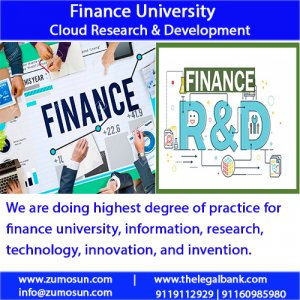 Finance University is for best integration of manufactures, businessman, academia, researcher, government, to boost commerce, trade and economy