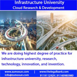 Infrastructure University is for best integration of manufactures, businessman, academia, researcher, government, to boost commerce, trade and economy.
