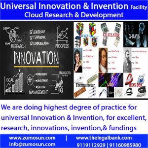 Universal Innovation & Invention Platform is providing the facilities of mentorship, supports in funding for person, startups, MSME, Businesses at every stage of business.