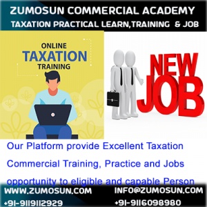 Online best Taxation course, Training & Job is for best for young and professionals who want to upskills their job profile for economic empowerment.