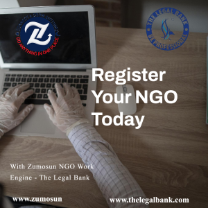 NGO Registration | Easy & Fast | Zumosun NGO Work Engine | TheLegalBank