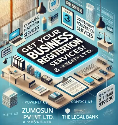 Company Registration Services | Zumosun Invention & The Legal Bank