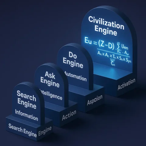 The Evolution of Intelligence: From Search to Civilization