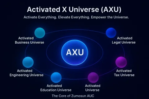 Activated X Universe (AXU) — The Core of Zumosun AUC | Activate Everything from Zero to Infinity